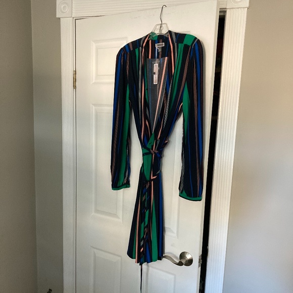 Chelsea 28 Stripped Wrap Dress - Picture 8 of 10